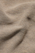 Textured Knitted Crew Neck T-Shirt in Neutral