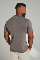 Knitted Shirt in Mocha