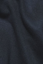 Contrast Tipped Knitted T-Shirt in Steel Blue and Grey
