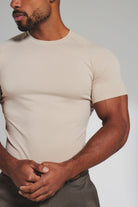 Athletic Fit T-Shirt in Pale Neutral
