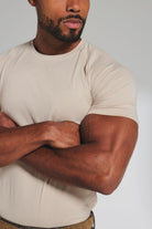 Athletic Fit T-Shirt in Pale Neutral