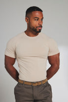 Athletic Fit T-Shirt in Pale Neutral